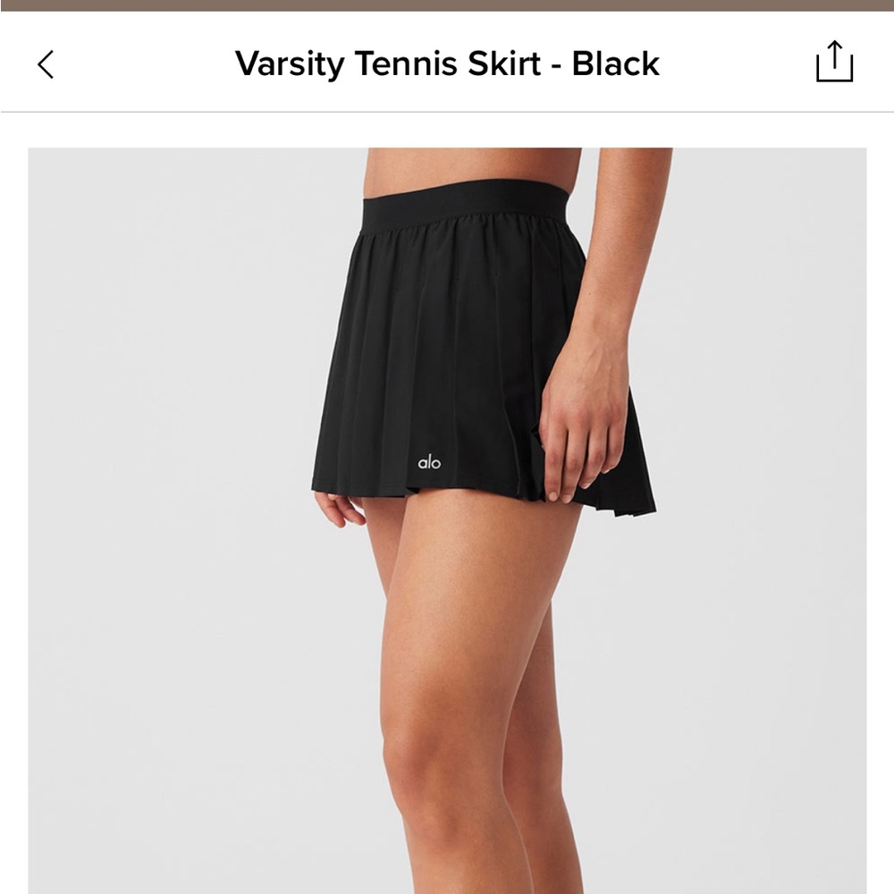 Alo Yoga Tennis skirt never worn